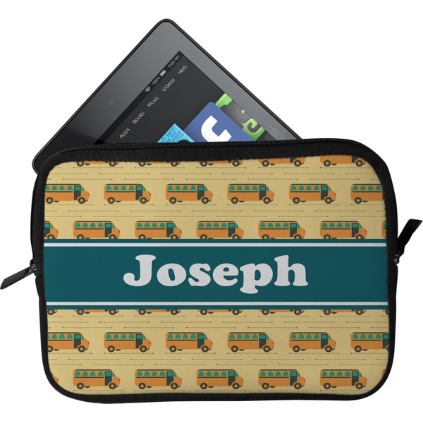 Custom School Bus Tablet Case / Sleeve (Personalized)