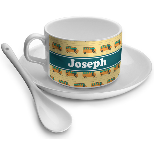 Custom School Bus Tea Cup (Personalized)