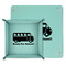 School Bus Teal Faux Leather Valet Trays - PARENT MAIN