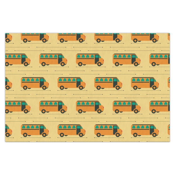 Custom School Bus X-Large Tissue Papers Sheets - Heavyweight