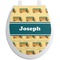 School Bus Toilet Seat Decal (Personalized)