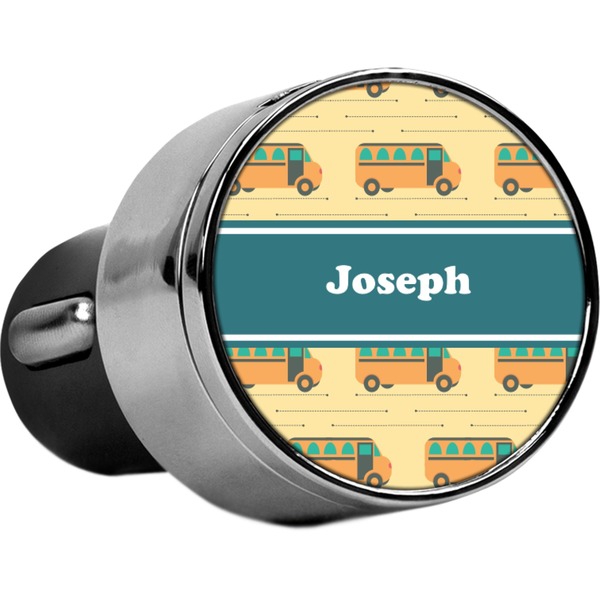 Custom School Bus USB Car Charger (Personalized)