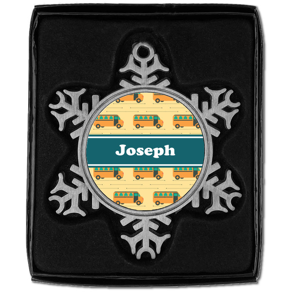 School Bus Vintage Snowflake - In box