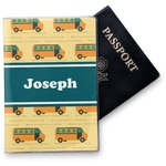 School Bus Vinyl Passport Holder (Personalized)