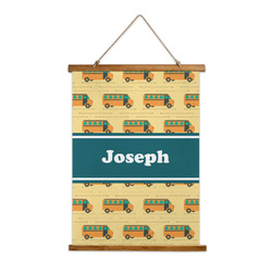 School Bus Wall Hanging Tapestry (Personalized)
