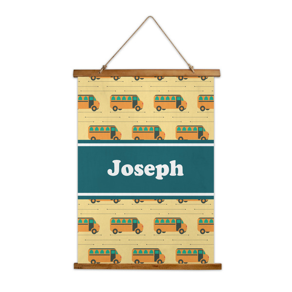 Custom School Bus Wall Hanging Tapestry (Personalized)