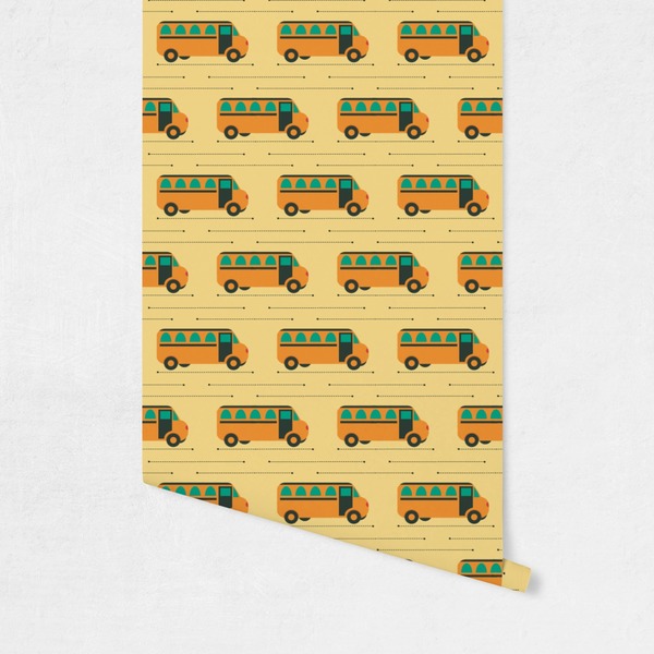 School Bus Wallpaper on Wall