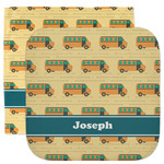 School Bus Facecloth / Wash Cloth (Personalized)