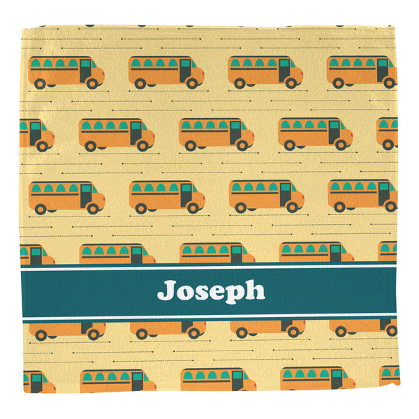 School Bus Washcloth - Front - No Soap