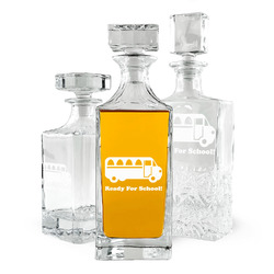 School Bus Whiskey Decanter (Personalized)