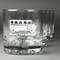 School Bus Whiskey Glasses Set of 4 - Engraved Front