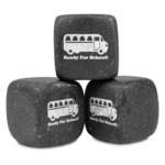 School Bus Whiskey Stone Set - Set of 3 (Personalized)