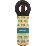 School Bus Wine Tote Bag (Personalized)