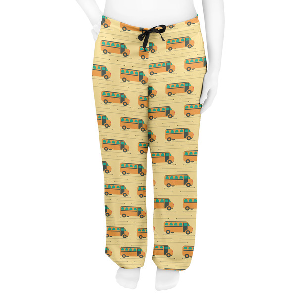 School Bus Women's Pj on model - Front