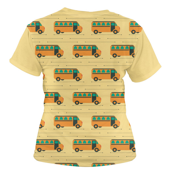 School Bus Women's T-shirt Back