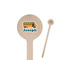 School Bus 6" Round Wooden Stir Sticks - Single Sided (Personalized)