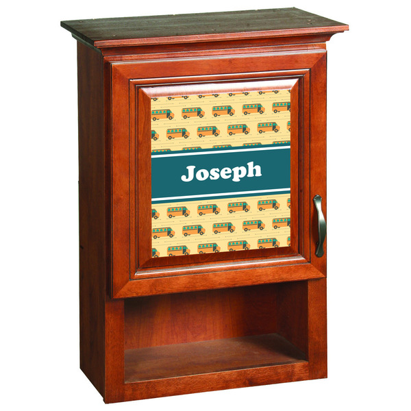 School Bus Wooden Cabinet Decal (Medium)