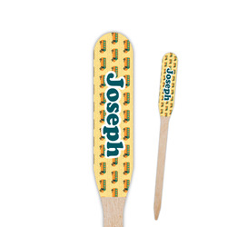 School Bus Paddle Wooden Food Picks - Single Sided (Personalized)
