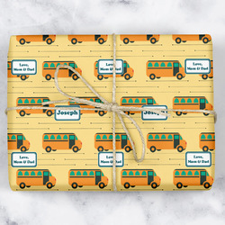 School Bus Wrapping Paper (Personalized)