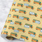 School Bus Wrapping Paper Roll - Matte - Large - Main