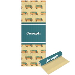 School Bus Yoga Mat - Printed Front and Back (Personalized)