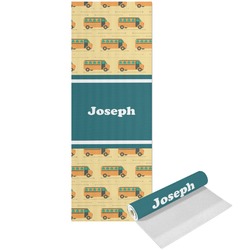 School Bus Yoga Mat - Printed Front (Personalized)