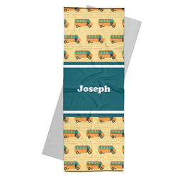 School Bus Yoga Mat Towel (Personalized)