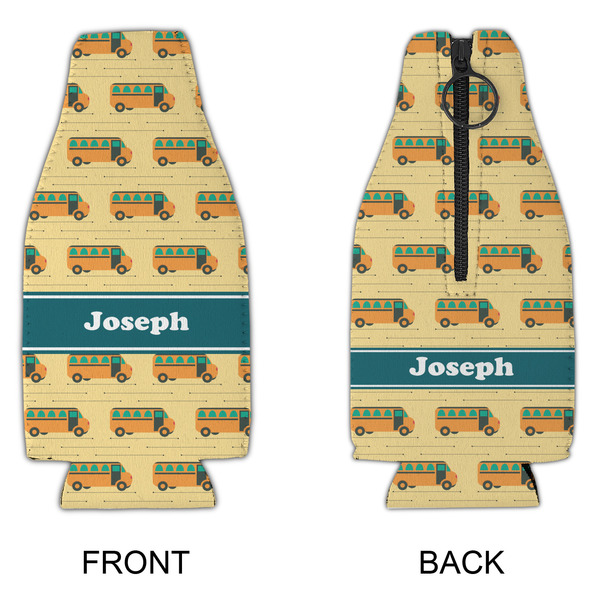 School Bus Zipper Bottle Cooler - APPROVAL