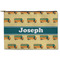 School Bus Zipper Pouch - Large - 12.5"x8.5" (Personalized)