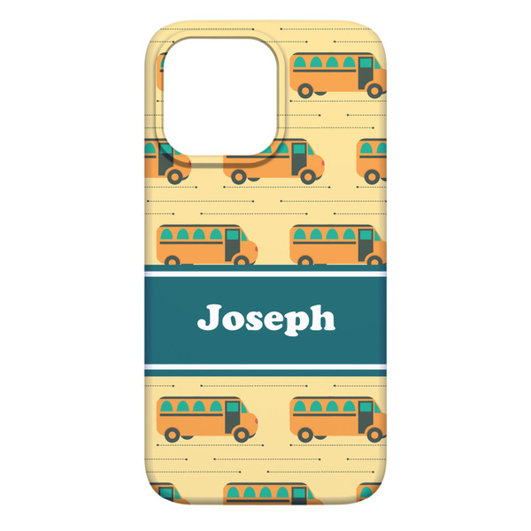 School Bus iPhone 13 Pro Max Case - Back