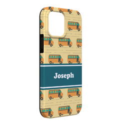 School Bus iPhone Case - Rubber Lined - iPhone 13 Pro Max (Personalized)