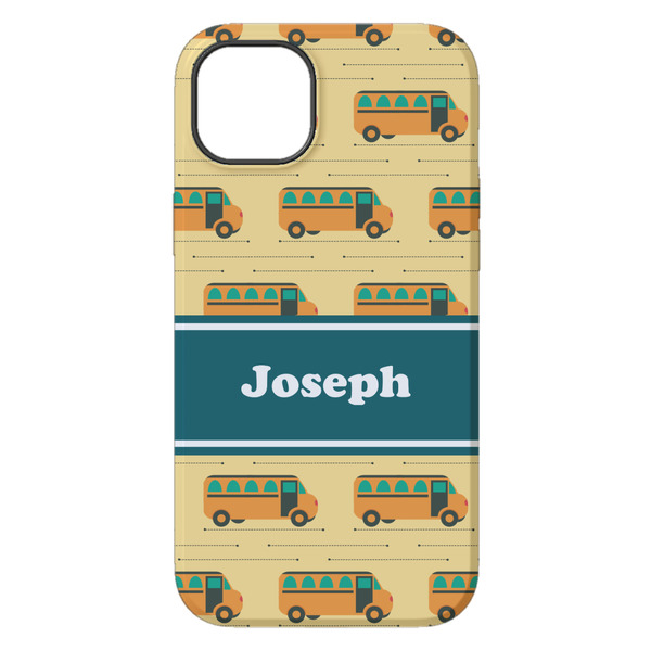 School Bus iPhone 14 Plus Tough Case - Back