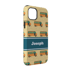 School Bus iPhone Case - Rubber Lined - iPhone 14 Pro (Personalized)