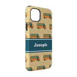 School Bus iPhone Case - Rubber Lined - iPhone 14 (Personalized)