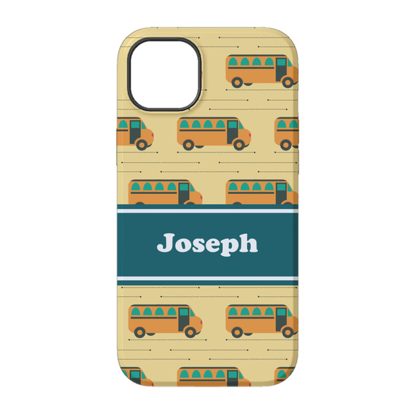 School Bus iPhone 14 Tough Case - Back