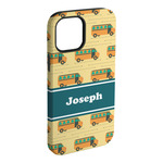 School Bus iPhone Case - Rubber Lined (Personalized)