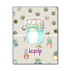 Cactus Wood Print - 11x14 (Personalized)