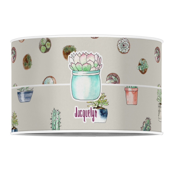 Cactus 12" Drum Lampshade - FRONT (Poly Film)