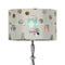 Cactus 12" Drum Lampshade - ON STAND (Fabric)