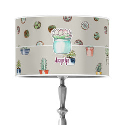 Cactus 12" Drum Lamp Shade - Poly-film (Personalized)