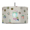 Cactus 12" Drum Pendant Lamp - Fabric (Personalized)