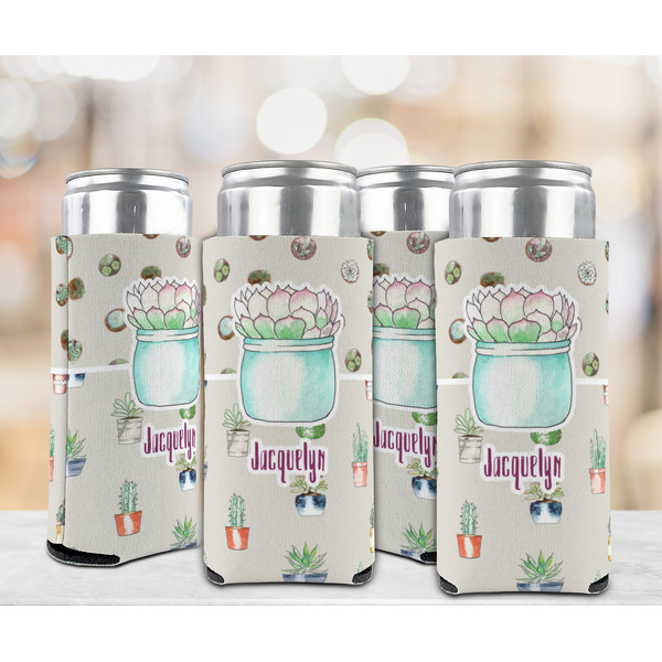 Cactus 12oz Tall Can Sleeve - Set of 4 - LIFESTYLE