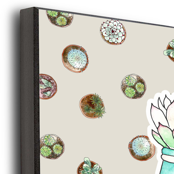 Cactus 12x12 Wood Print - Closeup