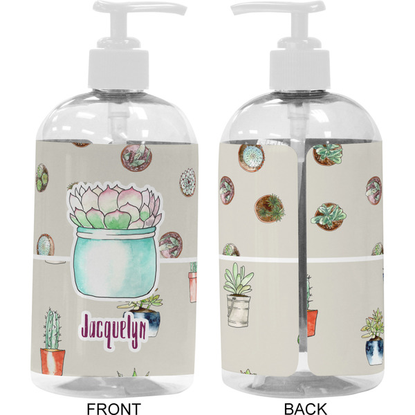 Cactus 16 oz Plastic Liquid Dispenser- Approval- White