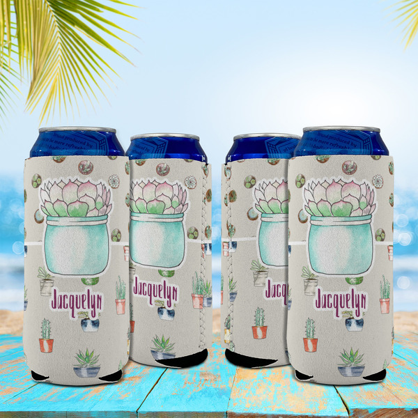 Cactus 16oz Can Sleeve - Set of 4 - LIFESTYLE