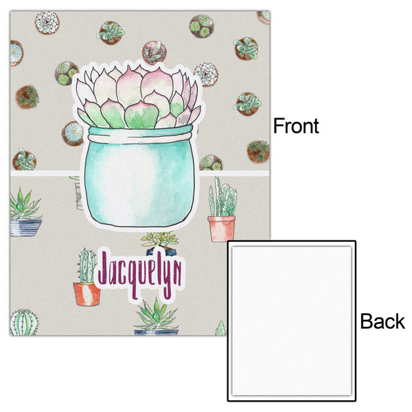 Cactus 16x20 - Matte Poster - Front & Back