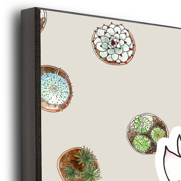 Cactus 16x20 Wood Print - Closeup