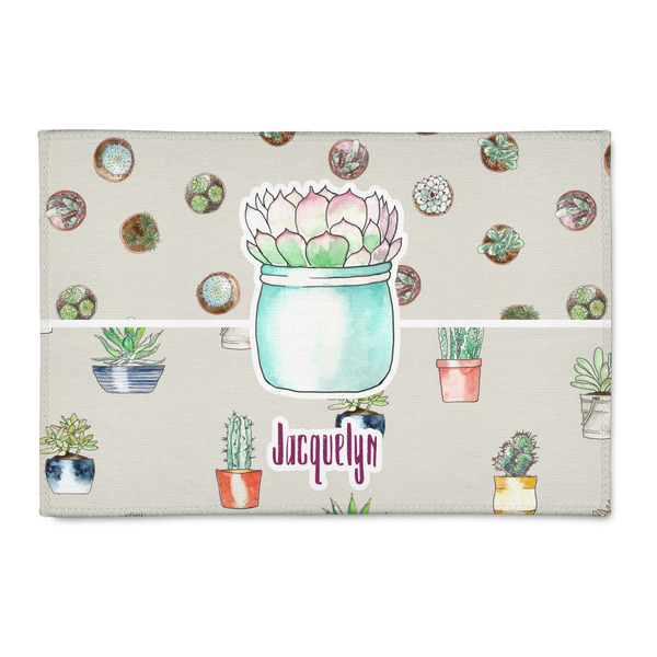 Custom Cactus 2' x 3' Indoor Area Rug (Personalized)
