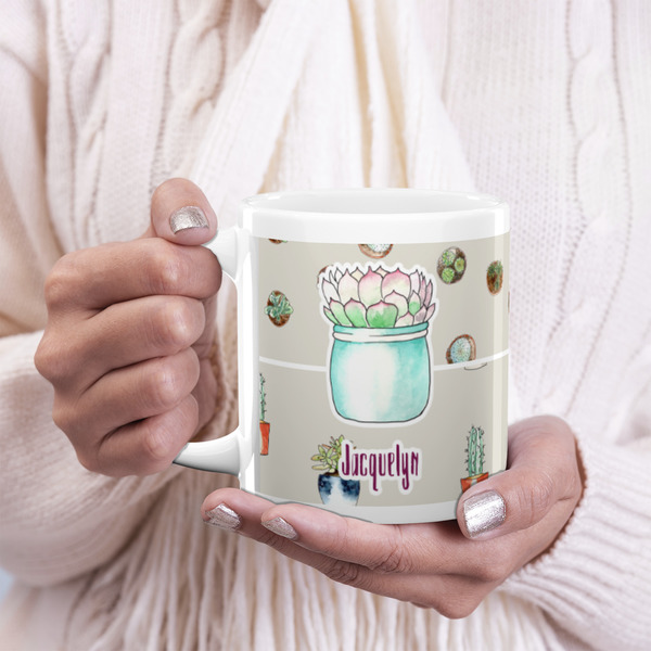 Cactus 20oz Coffee Mug - LIFESTYLE
