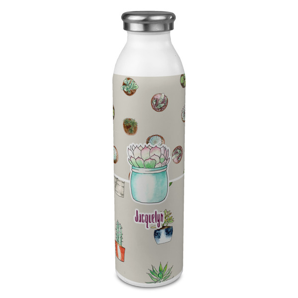 Custom Cactus 20oz Stainless Steel Water Bottle - Full Print (Personalized)